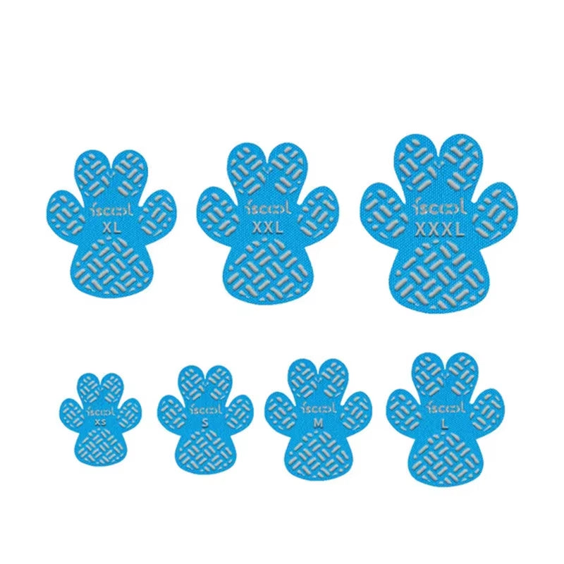 4-Pack Dog anti Slip Paw Grips Traction Pads Dog Paw Protection Stickers with Stronger Adhesive for Hard Floor or Injuries