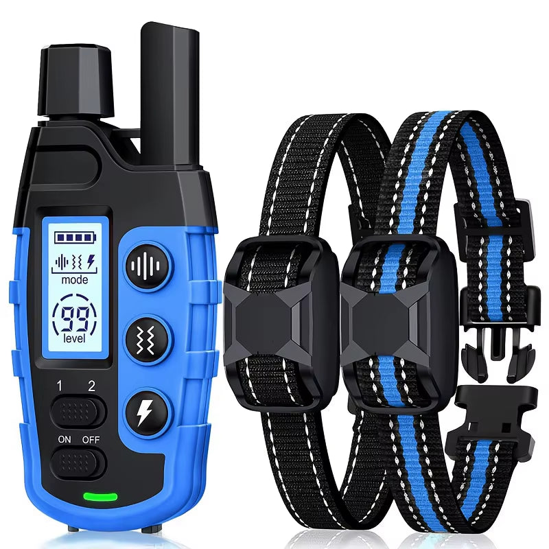 3300Ft Electric Dog Training Collar Remote Control Waterproof Pet Behaviorfor 5-120Lbs Puppy with Shock Vibration