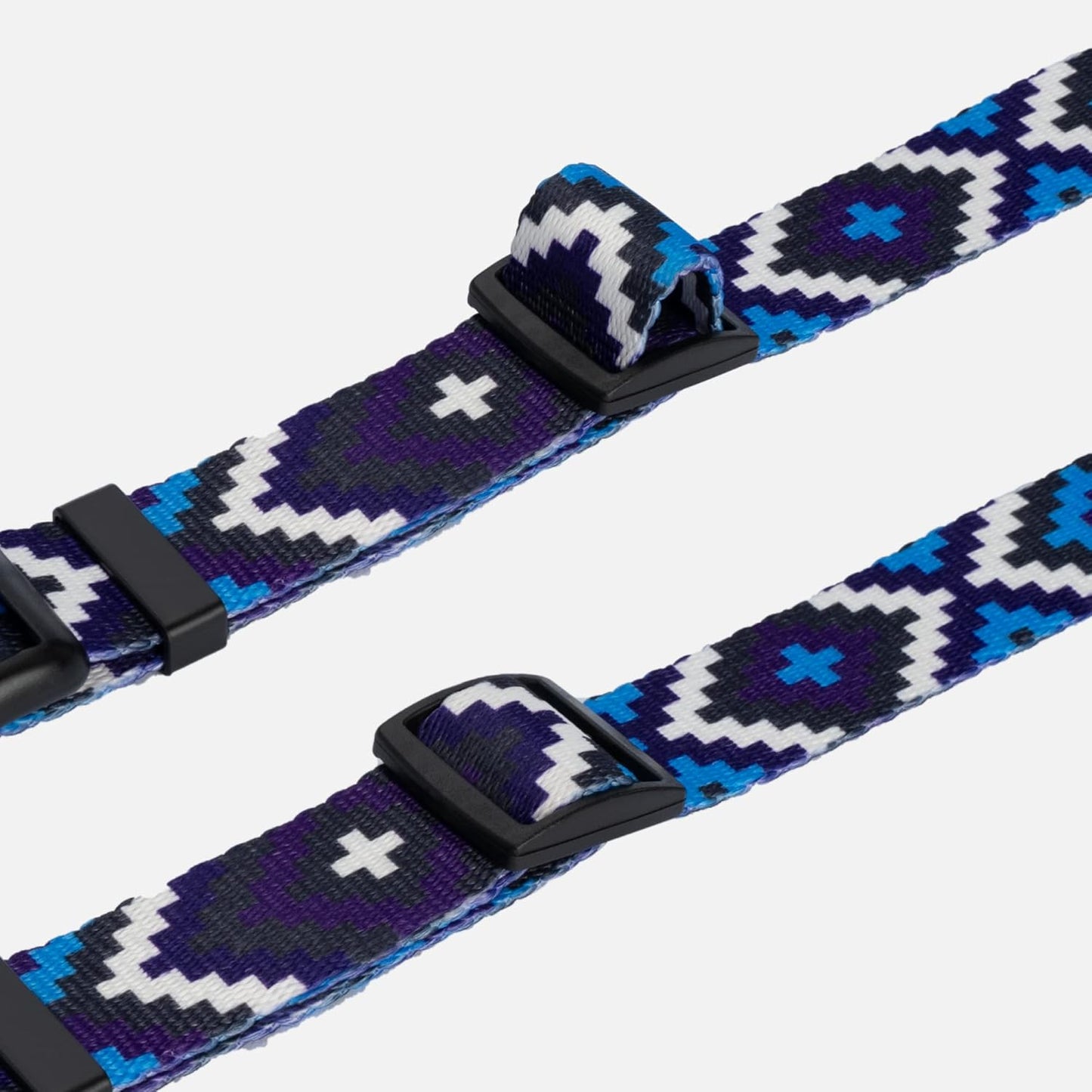 Aztec Dog Collar Adjustable Nylon Tribal Pattern Geometric Pet Collars for Dogs Small Medium Large Puppy (Ethnic Teal, Neck Fit 10"-13")